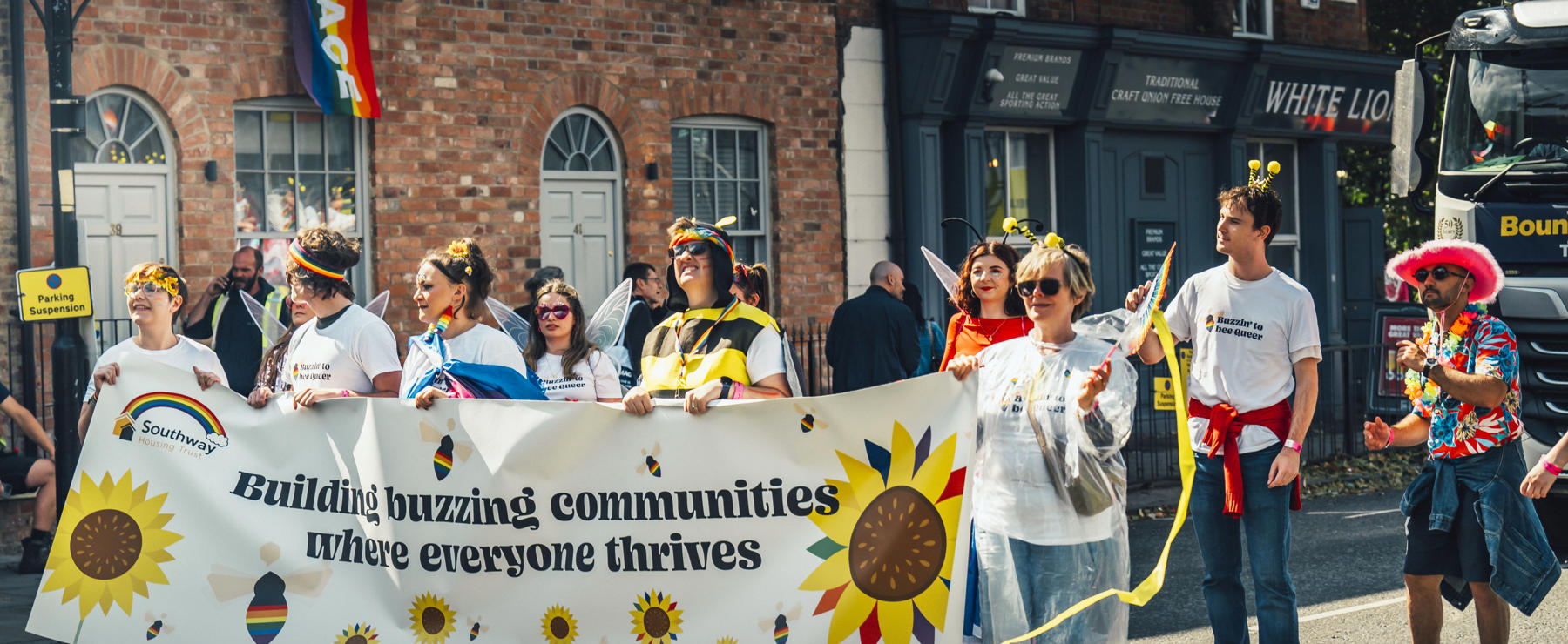 Southway team at Manchester Pride parade